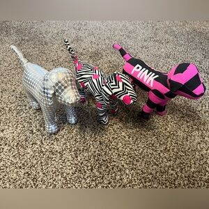Victorias Secret PINK Stuffed Limited Edition Dogs